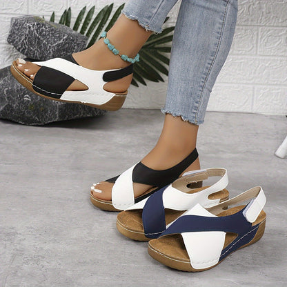 Belisario | Platform Wedge Ankle Strap Sandals