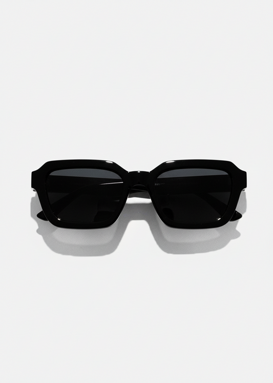 Isadora | Chunky Oversized Angular Rectangle Sunglasses