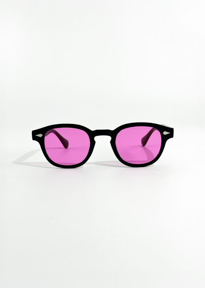 Astoria | Vintage Round Pink Lens Sunglasses