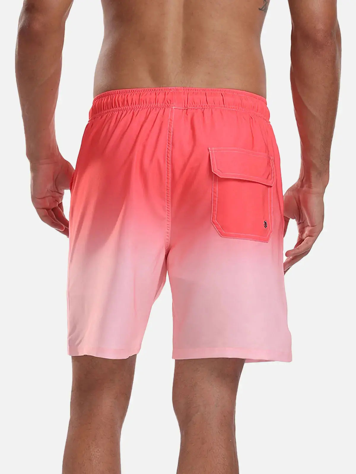 Momount Men Swim Shorts – Drawstring Quick Dry Summer Beach Elastic