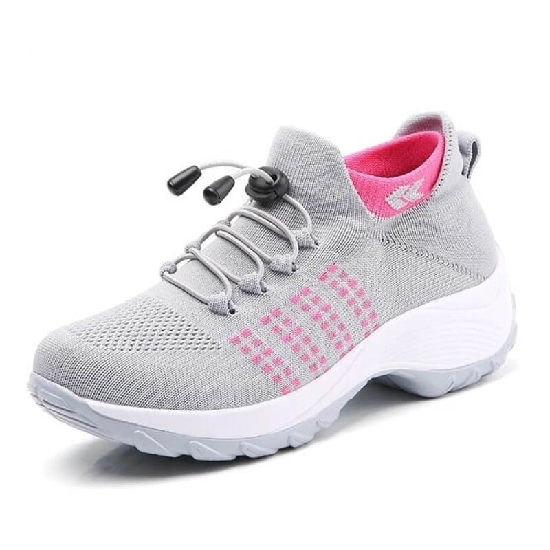 Celestine | Comfort Knit Elastic Platform Sneakers