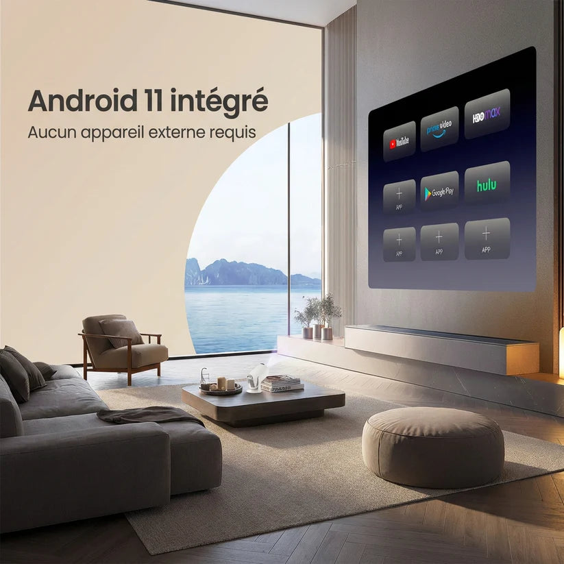 4K-compatible projector - Wi-Fi and Bluetooth