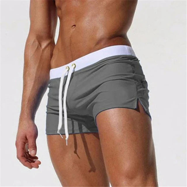Momount Men Swim Shorts – Drawstring Slim Fit Quick Dry Summer