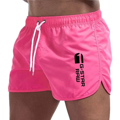 Momount Men Swim Shorts – Drawstring Quick Dry Slim Fit Elastic Waist