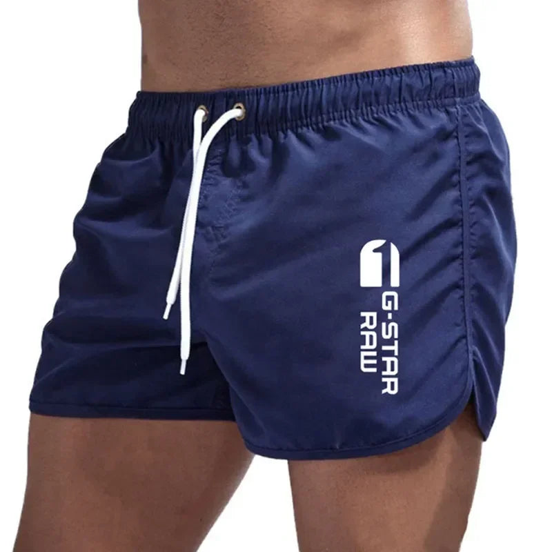 Momount Men Swim Shorts – Drawstring Quick Dry Slim Fit Elastic Waist
