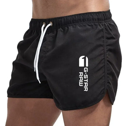 Momount Men Swim Shorts – Drawstring Quick Dry Slim Fit Elastic Waist