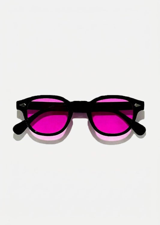 Astoria | Vintage Round Pink Lens Sunglasses