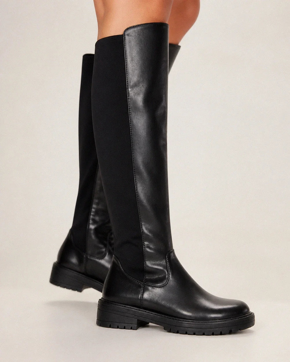 Claudia women's stretch knee-high boots – 05 detail webp