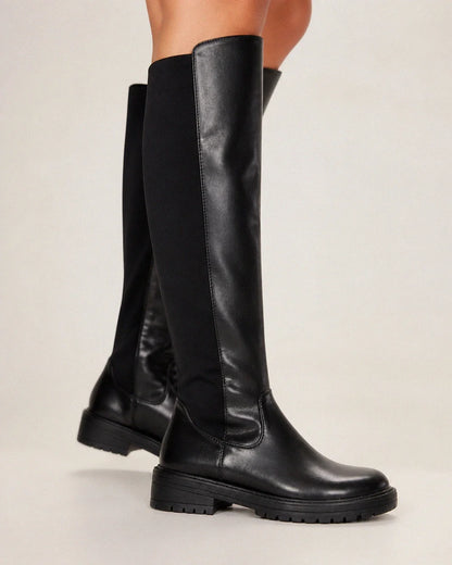 Claudia women's stretch knee-high boots – 05 detail webp