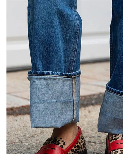 Carmela | Leopard Leather Platform Penny Loafers — loafers-for-women-chunky-sole-slip-on-brown-khaki-04-detail.webp