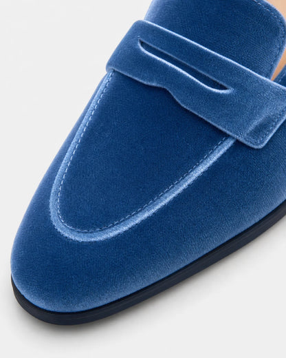 Women's Blue Tonal Penny Loafers — product image 5