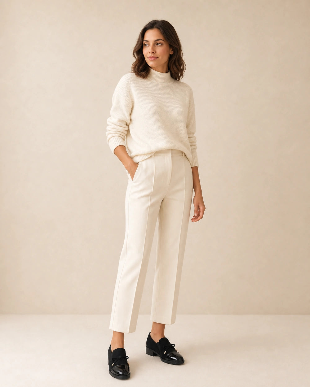 Women's Bow Loafers with Glossy Cap Toe — product image 2