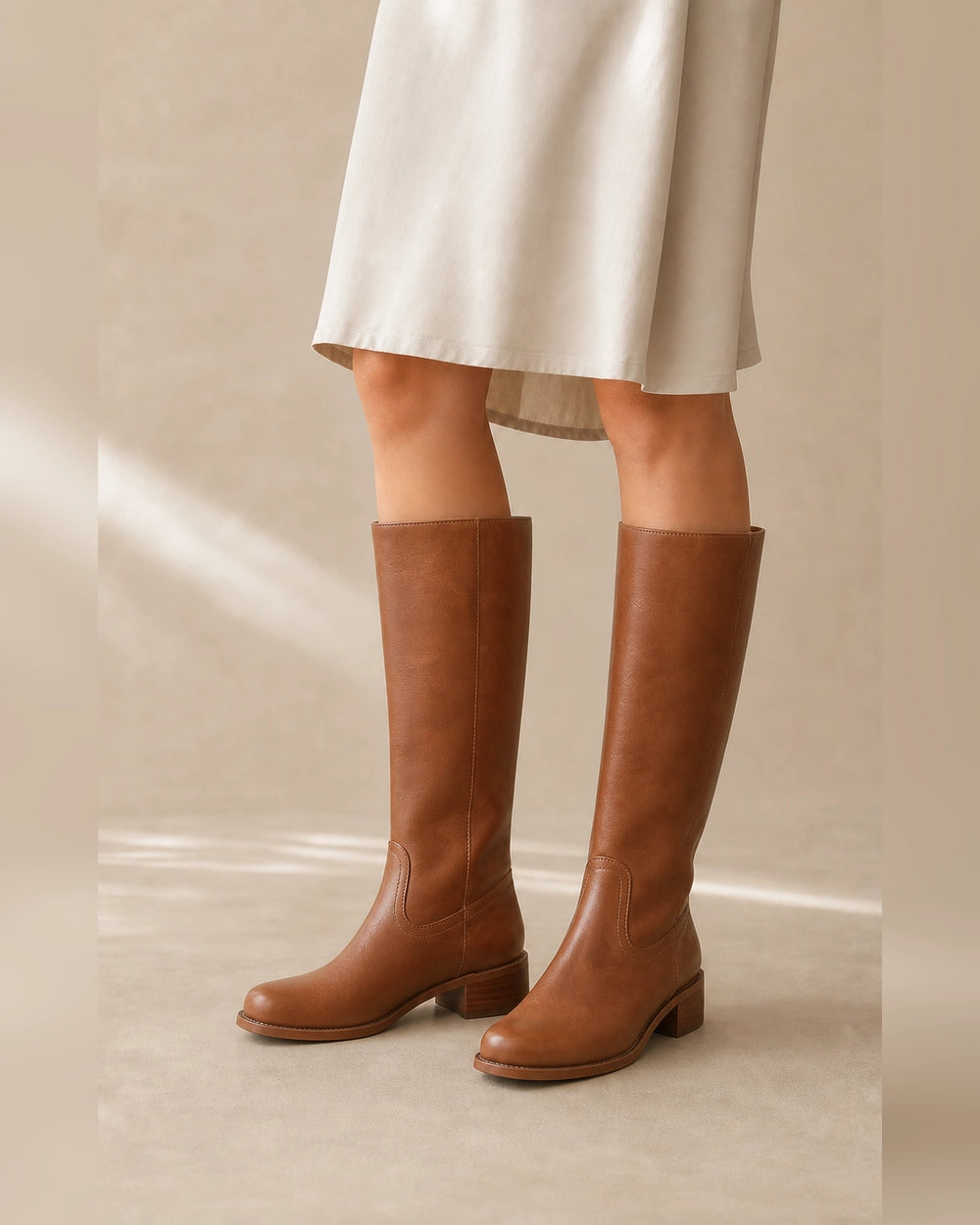 Leather Knee-High Riding Boots, light brown hero. — piper-light-brown-08-variant-hero.webp