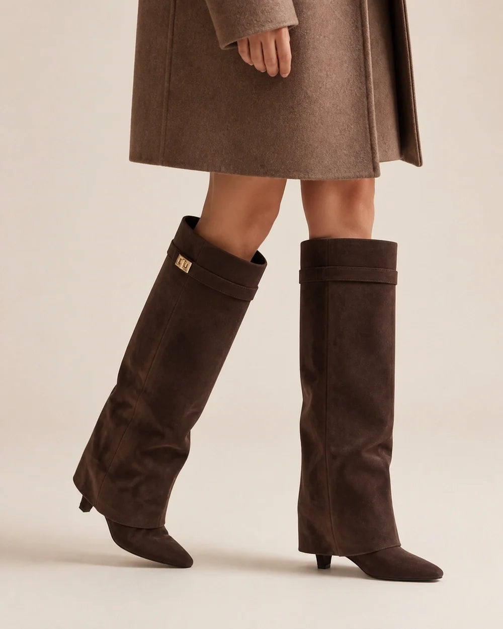 Sarah women's fold-over knee-high boots – 06 motion webp